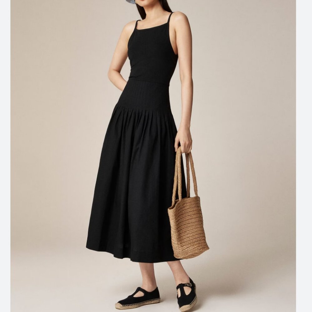J.Crew Pintuck Mixy Dress